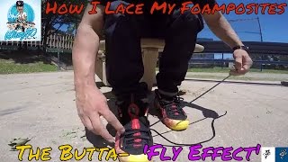 HOW TO LACE FOAMPOSITES [upl. by Nairb276]