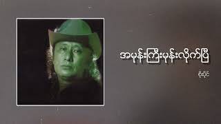 စိုးပိုင်  အမုန်းကြီးမုန်းလိုက်ပြီ Audio [upl. by Lehcir53]