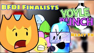 Yoylecake Central V2  Cutscenes  Fnf React To Battle for Dream Island BFDI [upl. by Orvan]