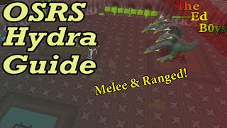 OSRS Alchemical Hydra Guide Ranged amp Melee  How I Fight The Hydra Boss [upl. by Ellehcer733]