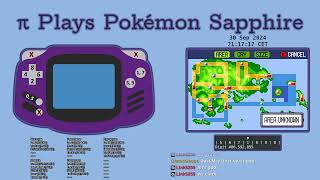 CAN THE NUMBER π BEAT POKÉMON  Pi Plays Pokémon Sapphire  Stream 535 Part 1 [upl. by Ehsiom910]