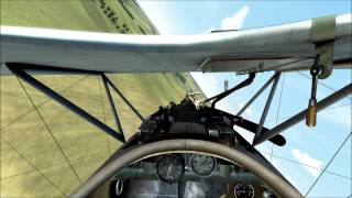 Rise Of Flight  Albatros DIII vs SPAD 7C1 [upl. by Rasaec]