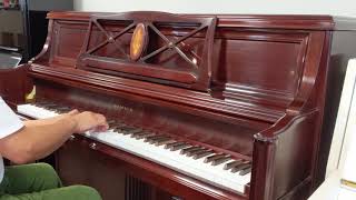 RHAT plays this Samick upright piano demonstrating quotAll Those Endearing Young Charmsquot [upl. by Aikahs]