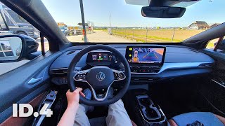 NEW Volkswagen ID4 Max Pro Performance 2021 Test Drive Review POV [upl. by Aimil]