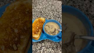 Cream of Mushroom Soup with Grilled Cheese [upl. by Ettennil]