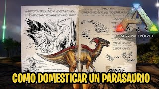 cómo tamear un parasaurio en ark Mobile 😱 [upl. by Juno]