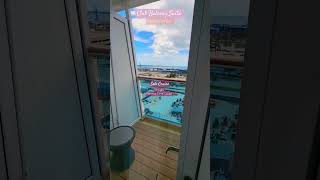 Solo Cruise  Club Balcony Suite Room Tour  Norwegian SUN 🛳 Fulltime Solo Female Travel shorts [upl. by Desiri]