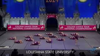 Louisiana State University College Dance Team National Championship 2024 [upl. by Ahsiuq758]