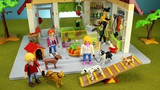 Playmobil City Life Pet Store Playset with Dogs Animals  Fun Toys For Kids [upl. by Aiuqes779]