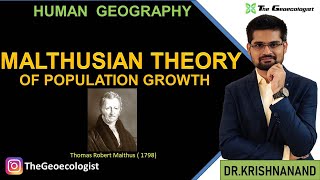 Malthus Theory of Population population Education [upl. by Eatnom]