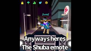 Funky Friday New Shuba Emote shorts [upl. by Wenz]