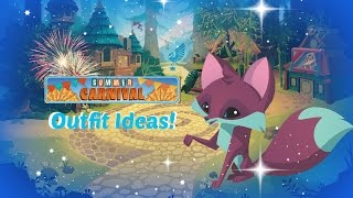 Animal Jam Summer Carnival Outfit Ideas 2016 [upl. by Mattheus748]