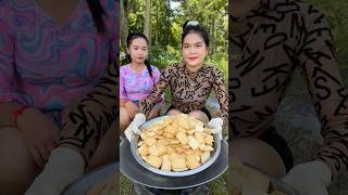 Cooking yummy biscuit with milk recipe food delicious cookrecipe [upl. by Reffinej]