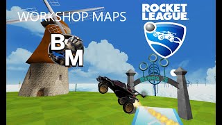 How to play Bakkes mod workshop maps online  Rocket League [upl. by Soneson]