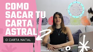 Como obtener mi carta astral o natal Gratis😀 en pocos pasos fácilmente  Tutorial [upl. by Elle241]