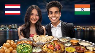 Thai Crush Try Indian Food For The First Time [upl. by Ellerd]