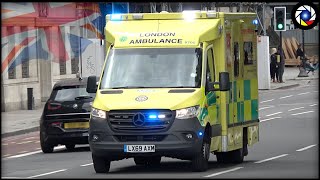 London Ambulances Responding with Lights amp Siren Compilation [upl. by Greer661]