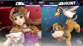 Ven Zelda vs emboz Duck Hunt  Top 128  Port Priority 8 [upl. by Atrim]