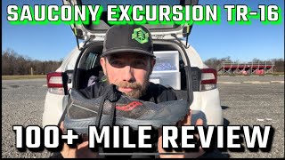 Saucony Excursion Trail Running Shoe 100 Mile Review [upl. by Adnohs366]