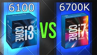 Intel i36100 vs i76700K [upl. by Agatha]