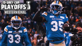 BC vs Winnipeg Cinematic Game Recap  Grey Cup Playoffs [upl. by Austine]