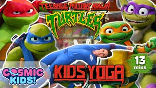 Teenage Mutant Ninja Turtles Mutant Mayhem  Cosmic Kids Yoga Adventure [upl. by Borek990]