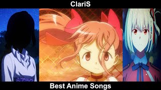 Top ClariS Anime Songs [upl. by Marinna]