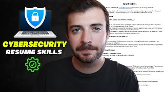 Cybersecurity Resume Skills For Beginners [upl. by Remmos323]