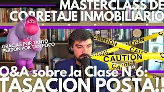 Curso inmobiliario  QampA Masterclass 6 Cómo hacer una tasación 🏡 [upl. by Xilef800]