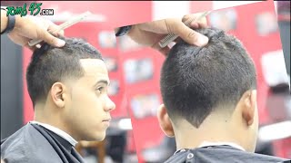 How to Fade a Taper Hawk Barber Tutorial [upl. by Leind]