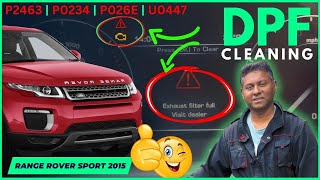 Range Rover Sport 30 DPF Cleaning  Unblock Diesel Particulate Filter P2463  P0234  P026E NOX 💥🫵 [upl. by Nabois793]