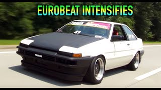 SUPERCHARGED AE86 Review  The Car Made From EUROBEAT [upl. by Farhi315]