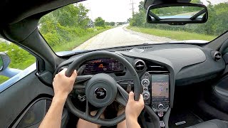 2021 McLaren 720S Coupe  POV Test Drive Binaural Audio [upl. by Aiuqet]