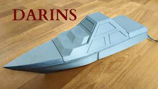 DARINS stealth boat with reactionless propulsion drive [upl. by Ednarb]