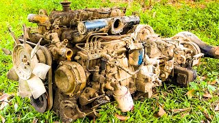 Genius Guy Helps Boss Overhaul Truck Engine  4 Cylinder Diesel Engine Recovery Guide [upl. by Thorsten]