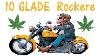 10 Glade Rockere sjov 10 små cyklister sang [upl. by Ahsirhcal]