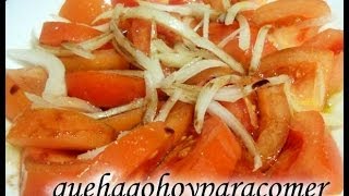 Ensalada de Tomate y Cebolla [upl. by Supple440]