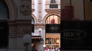 Milano  Galleria Vittorio Emanuele ΙΙ ☕ [upl. by Atyekram]