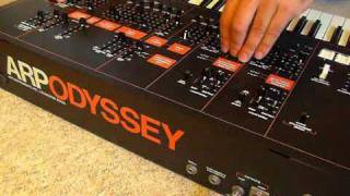 ARP Odyssey quotSampleHoldquot no KORG reissue [upl. by Kenay]