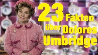 🌺 23 FAKTEN über Dolores UMBRIDGE 🌸 [upl. by Trevor318]