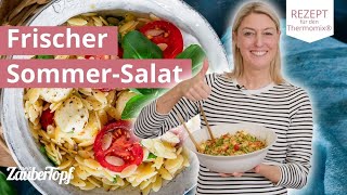 🍅 Frisch amp Leicht Orzo Salat  Thermomix® Rezept [upl. by Hansiain]