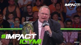 Jim Cornette Announces Gauntlet For The Gold NEXT WEEK  IMPACTICYMI August 17th 2017 [upl. by Aikenat]