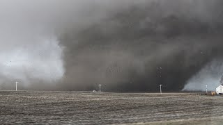 KEOTA IOWA WEDGE TORNADO  March 31 2023 [upl. by Ahsaten48]