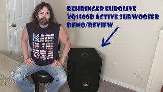 Behringer Sub ReviewDemo [upl. by Burkle455]