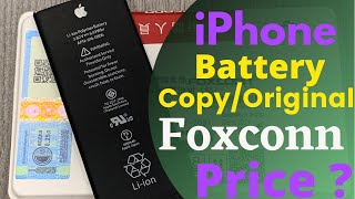 iPhone Battery  Foxconn iPhone Battery Health 100 [upl. by Ries744]