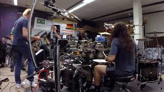 TVMaldita Presents Aquiles Priester rehearsing Chainbreaker with Primal Fear 12192014 Germany [upl. by Kain424]