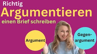 Richtig argumentieren schriftlich argumentieren [upl. by Tavia353]