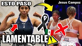 MURIO Jeanette Zacarias Zapata TRAS ESTO ¿Que paso Boxeadora de 18 años fallecio  Marie Pier Houle [upl. by Niatirb]