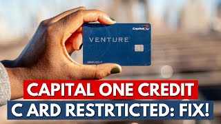 Why Did My Capital One Credit Card Become Restricted [upl. by Ellak]