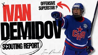 Ivan Demidov Top Offensive Threat in 2024 Draft  Scouting Report Highlights amp Stats [upl. by Pomfret]